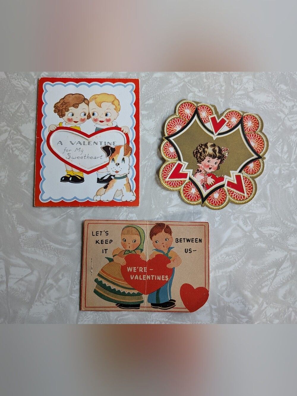 Vintage Valentine's Lot Of 3